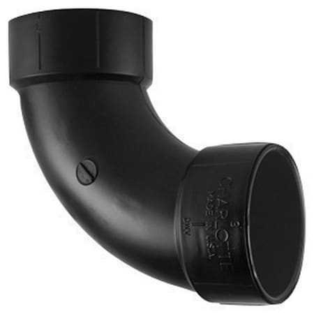 Charlotte Pipe And Foundry Charlotte Pipe 2 in. Hub X 2 in. D Hub ABS 90 Degree Elbow ABS003040800